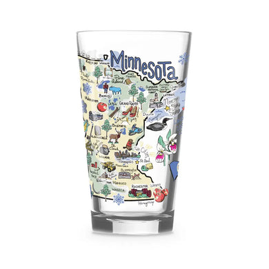 Fishkiss Minnesota Pint Glass