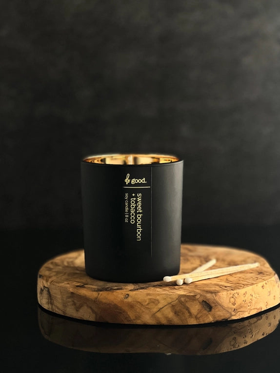 Sweet Bourbon + Tobacco Candle