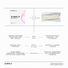 Simply Gum - Natural + Plastic Free Chewing Gum (Multiple Flavors)