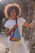 Roxy Medium Sling Crossbody Bag, 100% Handmade Recycled Leather