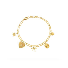The Laura Heart Charm Bracelet