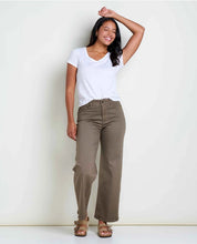 Women's Organic Cotton Balsam Wide Leg Pant - Fir