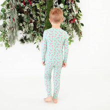 Candy Cane Lane Christmas Bamboo Two Piece Pajamas Set