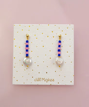 Seedbead and Pearl Earrings
