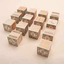 Watercolor Abc Wood Blocks