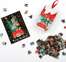 Holiday Puzzle Ornaments – 130-Piece Mini Puzzles (Multiple Styles)