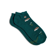 Ankle Socks That Protect Pollinators (Teal Hedgehogs)
