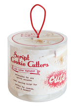 Script Cookie Cutters (Set of 26)