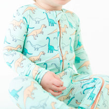 Land Before Bedtime Dinosaur Baby Bamboo Pajamas Convertible Footie - Jurassic Jungle
