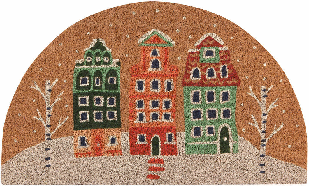 Candy Cane Lane Rounded Doormat