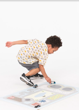 Retro Road Trip – Boys’ Cotton Shirt with Coconut Buttons