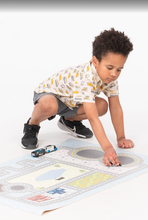 Retro Road Trip – Boys’ Cotton Shirt with Coconut Buttons