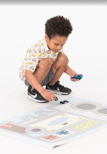 Retro Road Trip – Boys’ Cotton Shirt with Coconut Buttons