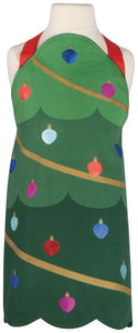 Christmas Tree Kids Apron & Hat Set