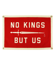 No Kings But Us Camp Flag • United By Blue x True Hand Society x Oxford Pennant Original
