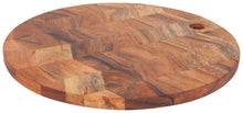 12" Round Acacia Wood Serving Board