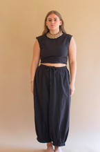 Balloon Pants & Wrap Top - Midnight