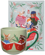 Woodland Carolers Mug and Dishtowel Set