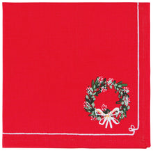 Christmas Wreaths Napkins (Set of 4)