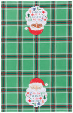 Santa's Beard Embellished Tea Towel