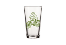 Frog Bike Pint Glass