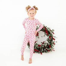 Candy Cane Lane Christmas Bamboo Two Piece Pajamas Set