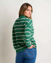 Bianca Shaker Cardigan - Palm Stipe