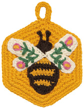 Bee Garden Crochet Dishcloths/Sponges -  Set of 2