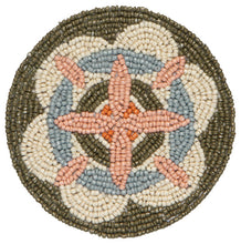 Hand-Beaded Formation Disco Coasters (Set of 4)