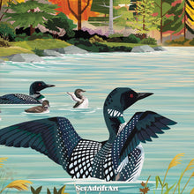 Loons on the Lake Print