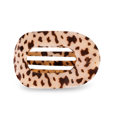 Blonde Tortoise - Flat Round Hair Clip