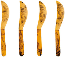 Resin Spreaders -  Bold Tortoiseshell & Dappled Ivory
