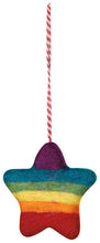 Love is Love Rainbow Felt Christmas Ornaments