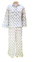 Women’s Pajama Set--Periwinkle Poppy
