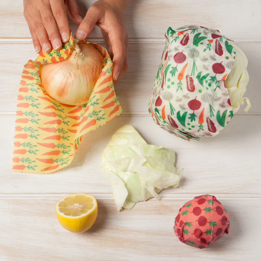 Veggies Beeswax Wrap Set