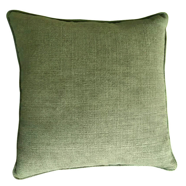 Avis Olive Green Performance Fabric Pillow