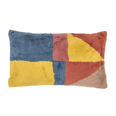 Zephyra Woven Cotton Lumbar Pillow