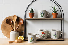 Floral Embossed Mugs (Multiple Styles)