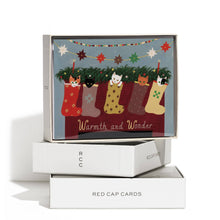 Warmth & Wonder Holiday Cat Greeting Card