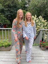 Women’s Pajama Set--Periwinkle Poppy