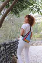 Roxy Medium Sling Crossbody Bag, 100% Handmade Recycled Leather