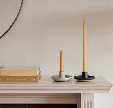 Lumina Candle Holders  - Black & Grey