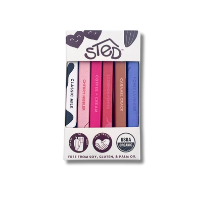 Valentine's Fair Trade Organic Artisan Chocolate Mini Bars (6 Pack)