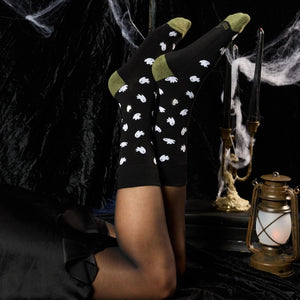 Socks That Support Mental Health (Black Ghosts)