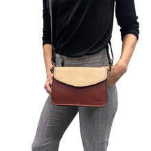 Beth Plain Recycled Leather Crossbody Bag