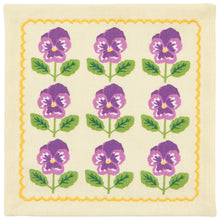 Pansy Flower Cocktail Napkins (Set of 4)
