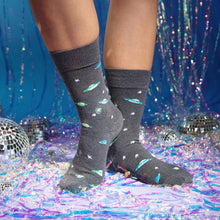 Socks That Support Space Exploration (Galactic Gray)