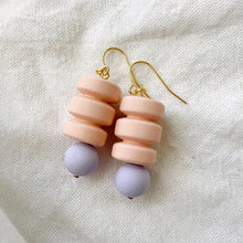Bree | Chunky Beaded Polymer Clay Earrings (Multiple Colors)