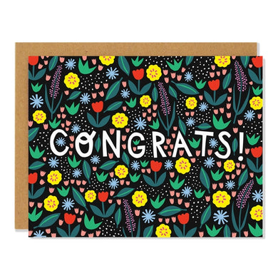 Floral Congrats! Card