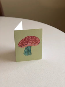 Mushroom Card, Everyday Card